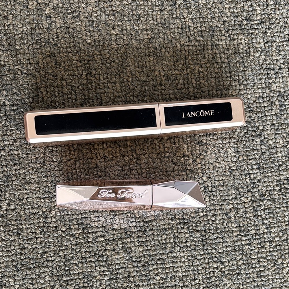 Lancôme & too faced mascaras